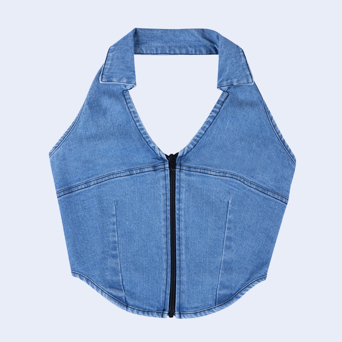 Drip Denim Top